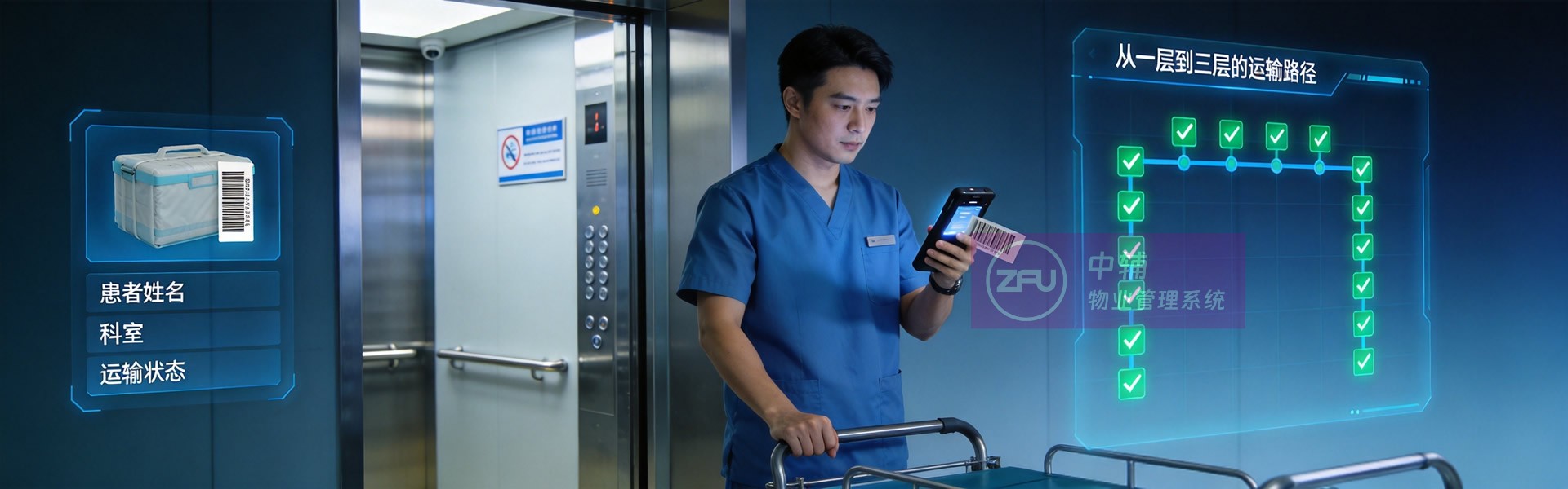 医院运送系统 - 物业后勤管理系统